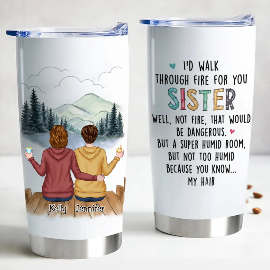 Sisters Forever 20oz Personalized Insulated Tumbler